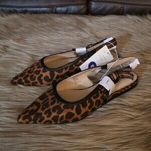 LONDON SLING BACK FLATS !